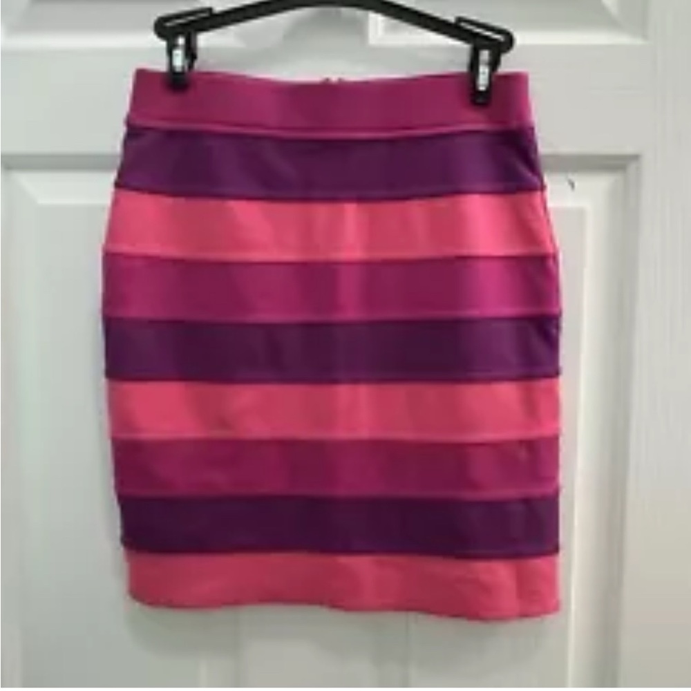 Lilly Pulitzer Cheyenne Women's Size Small Pink Purple Striped Pencil Skirt